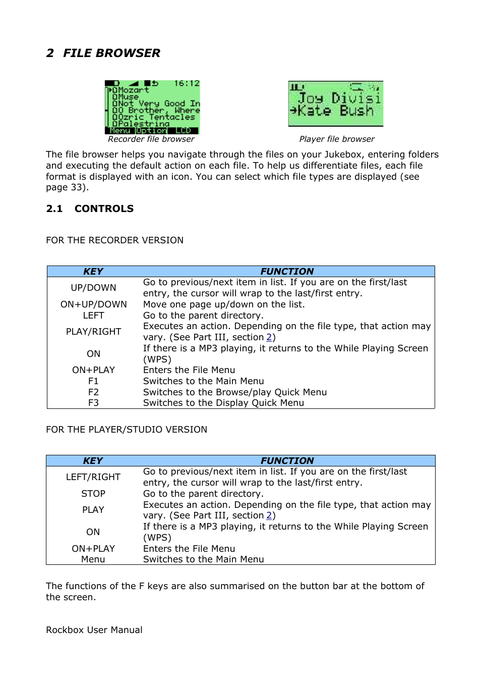 2 file browser | ARCHOS box rock User Manual | Page 13 / 90