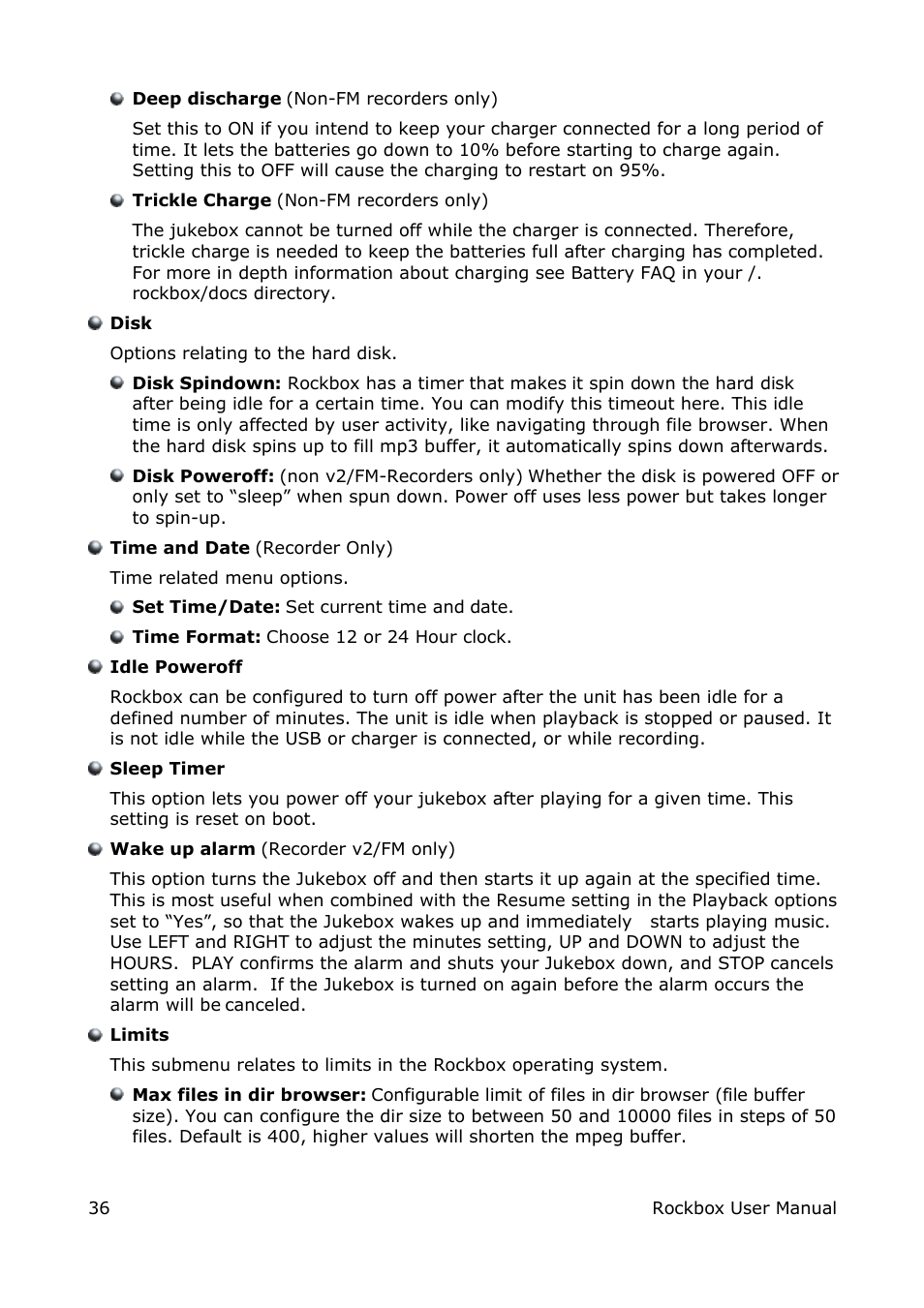 ARCHOS box rock User Manual | Page 36 / 90