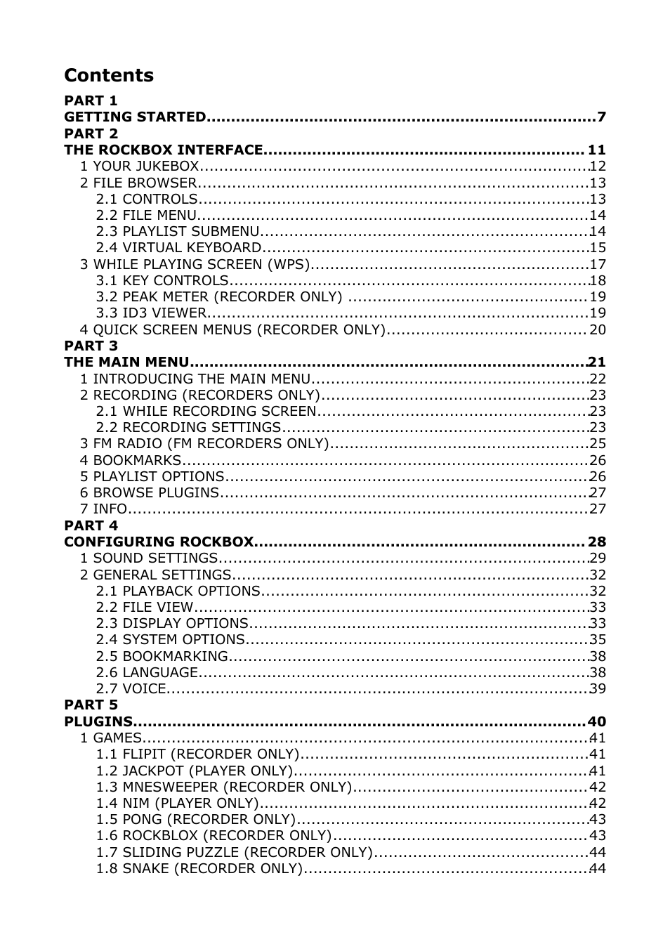 ARCHOS box rock User Manual | Page 4 / 90