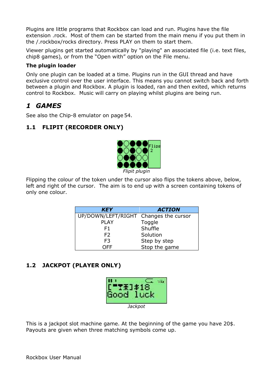 1 games | ARCHOS box rock User Manual | Page 41 / 90