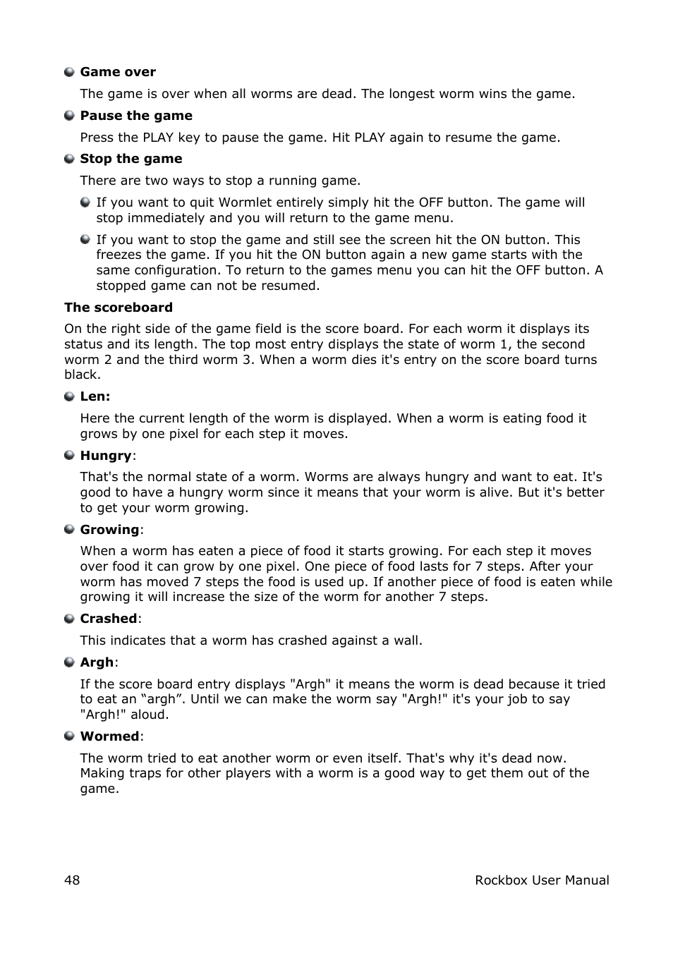 ARCHOS box rock User Manual | Page 48 / 90