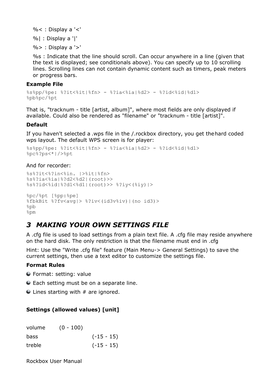 3 making your own settings file | ARCHOS box rock User Manual | Page 69 / 90