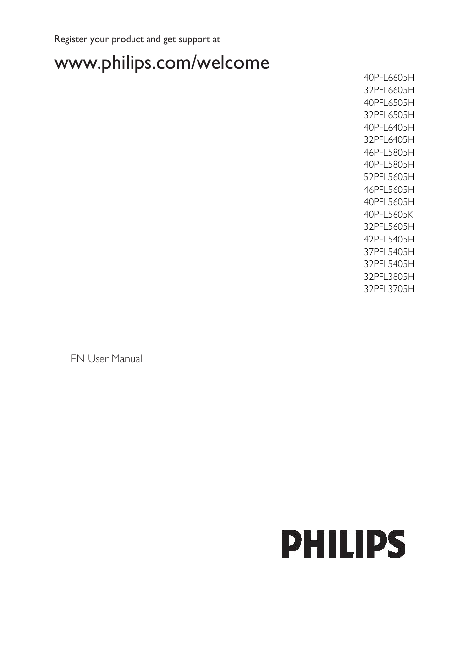 Philips 46PFL5605H-12 User Manual | 65 pages