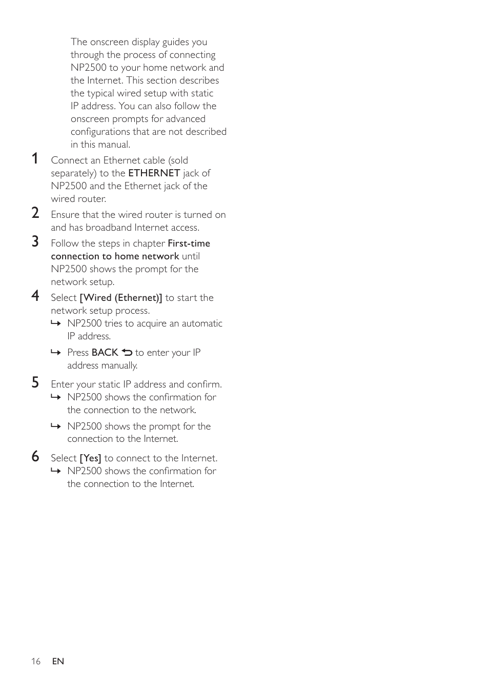 Philips NP2500-37 User Manual | Page 17 / 67