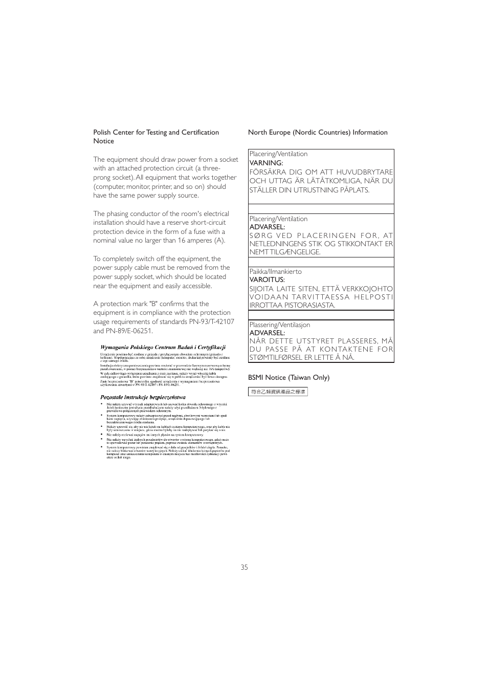 Philips 201B2CB-00 User Manual | Page 37 / 57