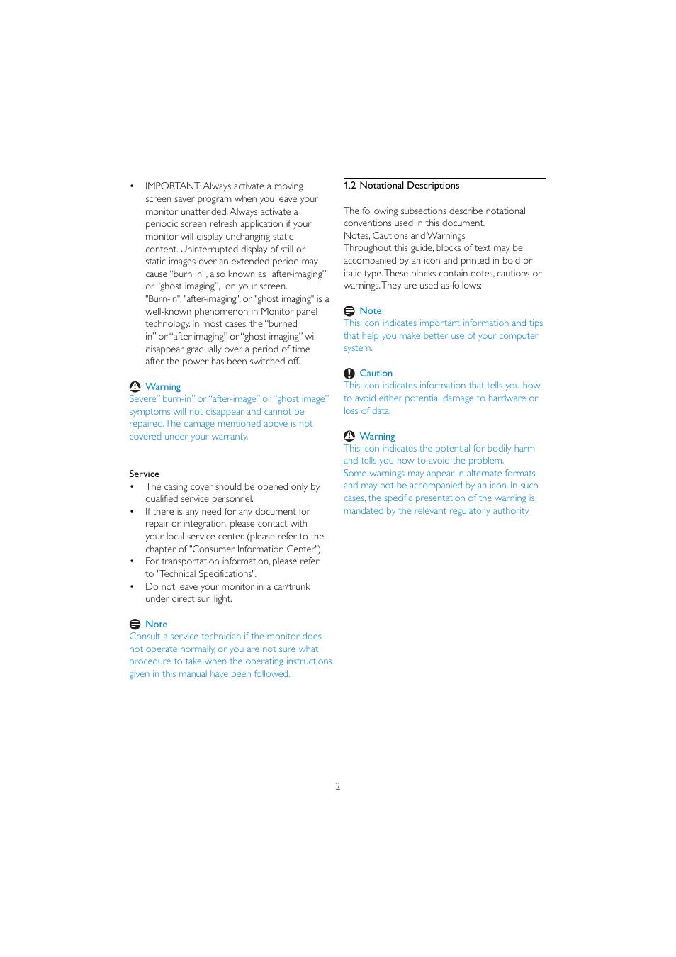 Philips 201B2CB-00 User Manual | Page 4 / 57