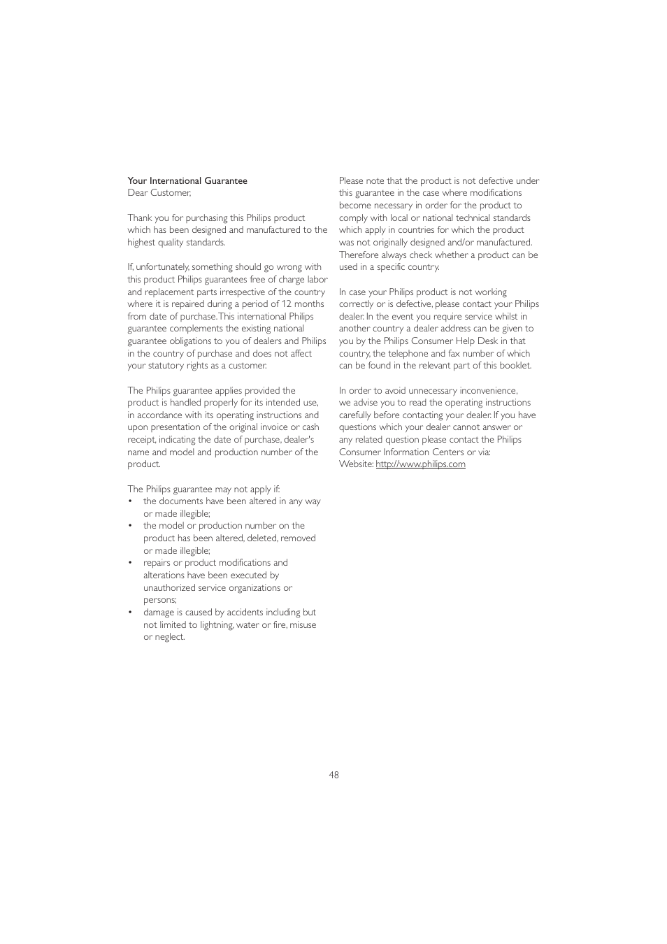 Philips 201B2CB-00 User Manual | Page 50 / 57
