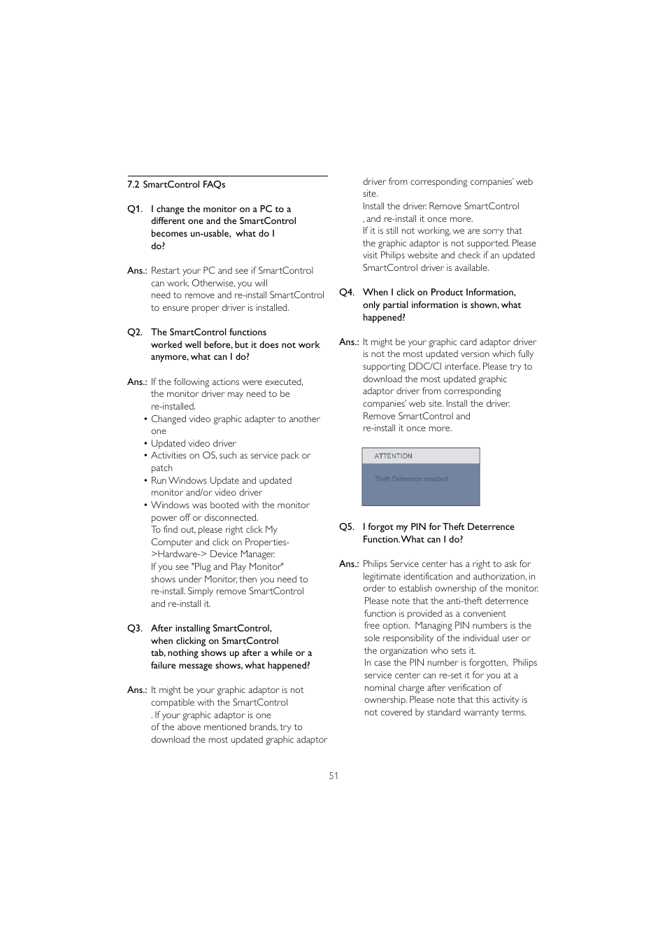 Philips 201B2CB-00 User Manual | Page 53 / 57