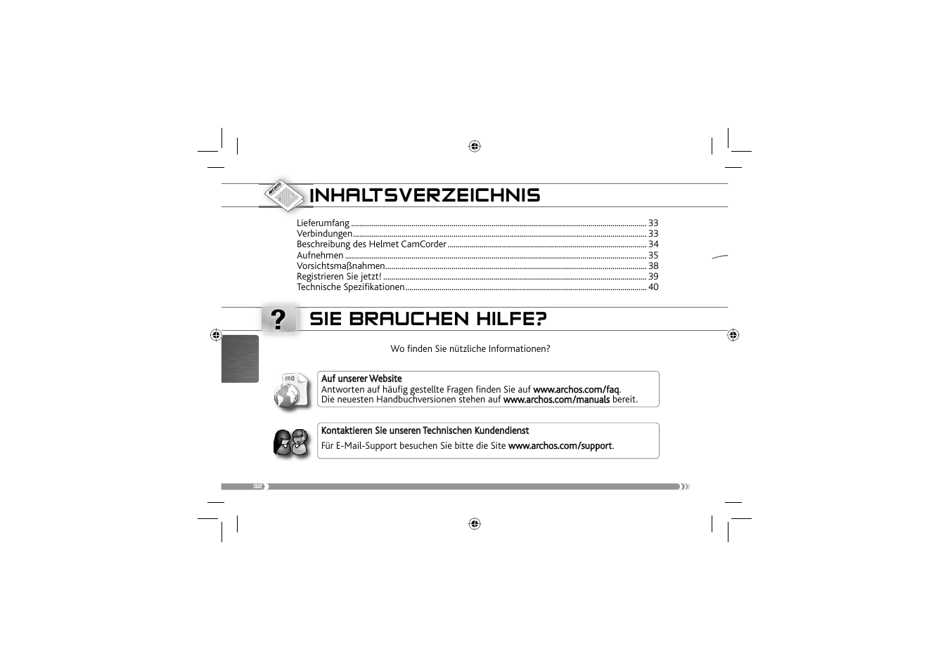 ARCHOS 604 User Manual | Page 34 / 64