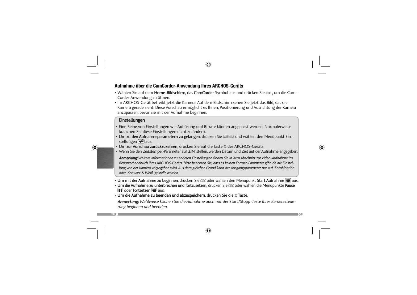 ARCHOS 604 User Manual | Page 38 / 64