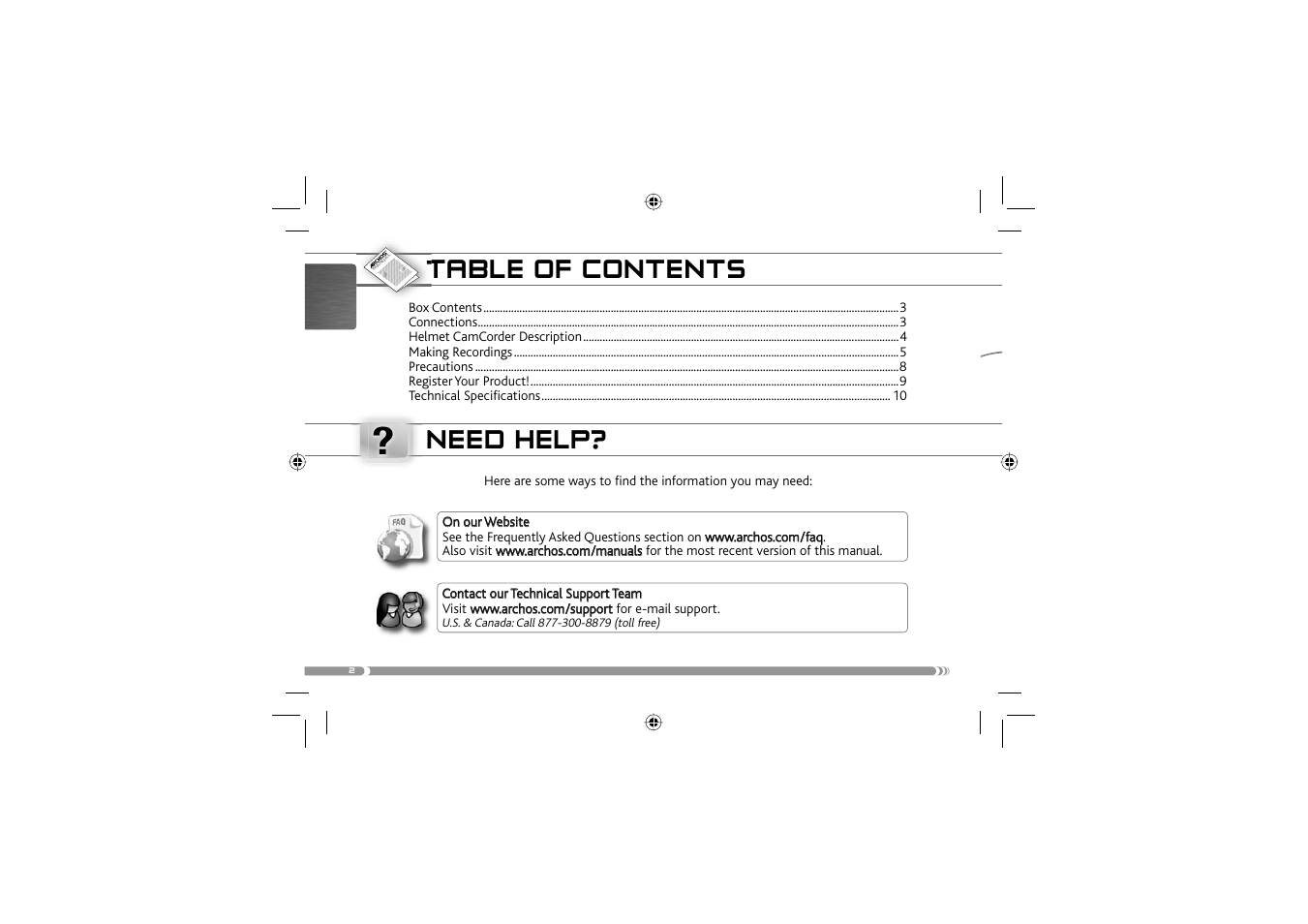 ARCHOS 604 User Manual | Page 4 / 64