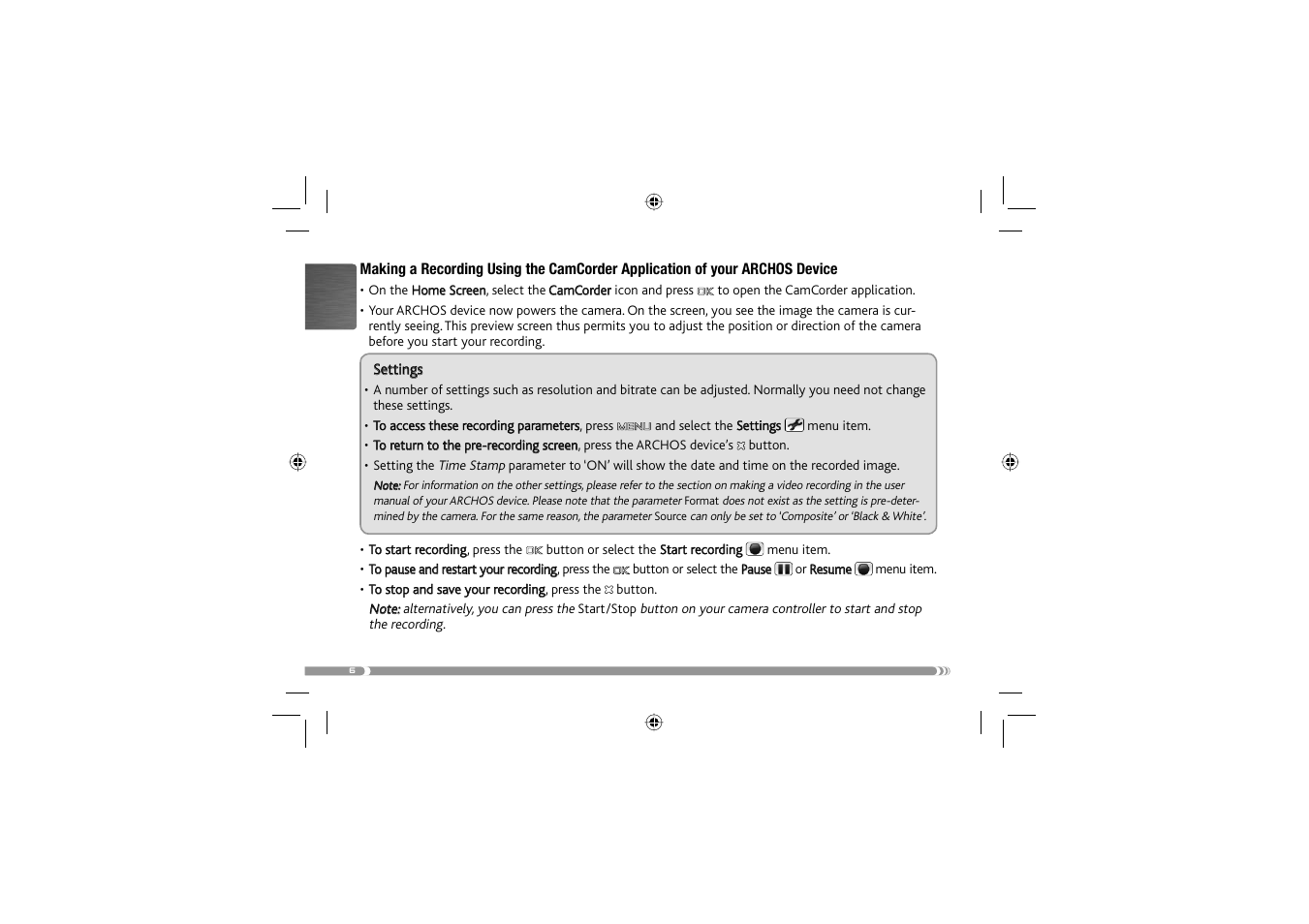ARCHOS 604 User Manual | Page 8 / 64