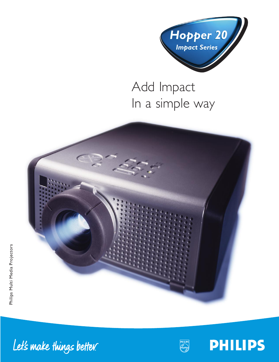 Philips PORTABLE XGA PROJECTOR User Manual | 2 pages