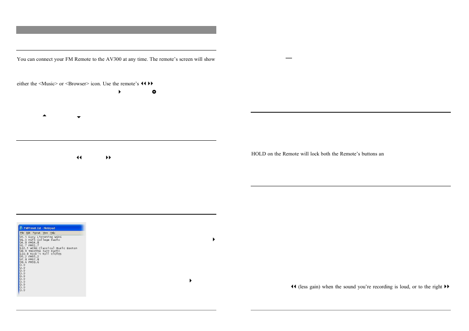 2how to use the radio and mp3 functions | ARCHOS AV300 User Manual | Page 3 / 7