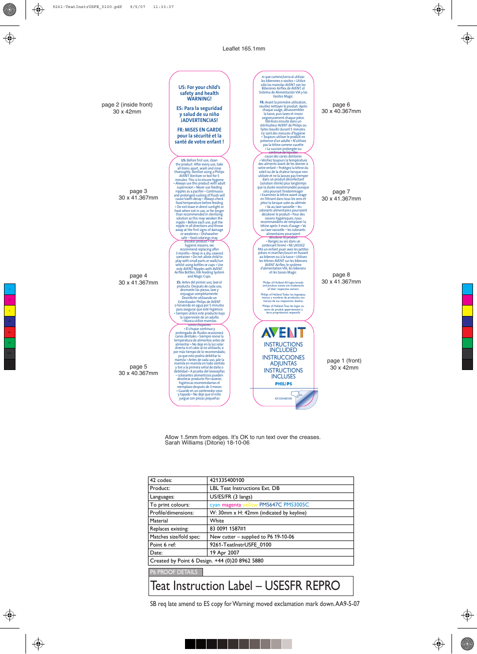 Philips SCF631-27 User Manual | 1 page