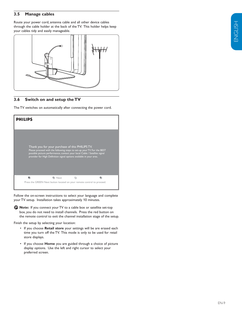 English française esp añol | Philips 42TA648BX-37 User Manual | Page 10 / 41