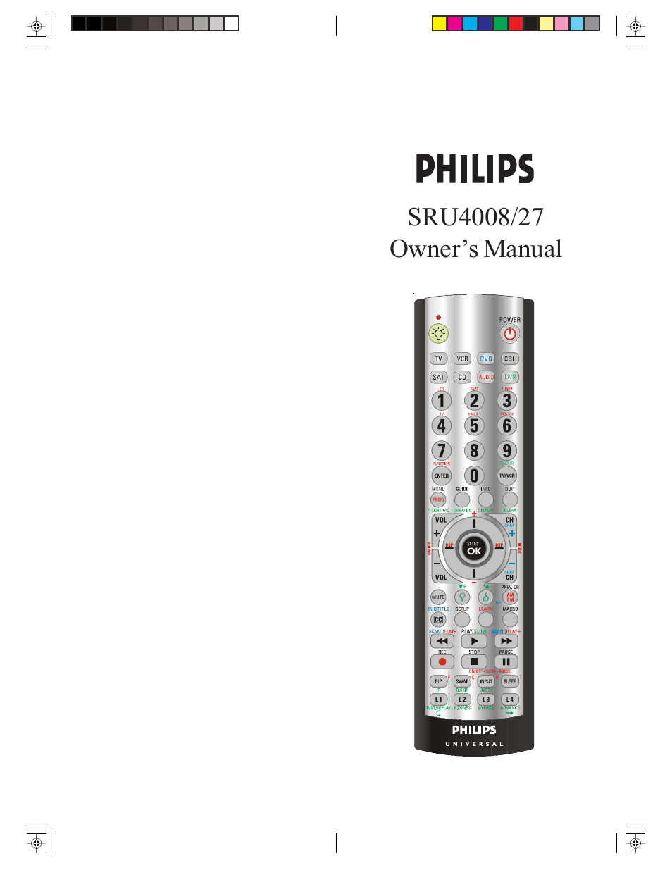 Philips SRU4008-27 User Manual | 39 pages