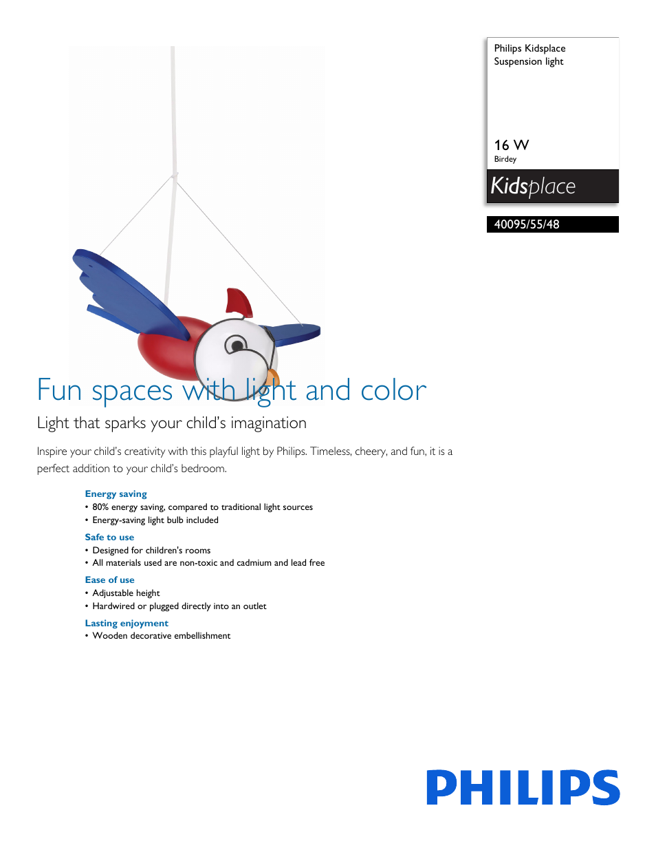 Philips 400955548 User Manual | 2 pages