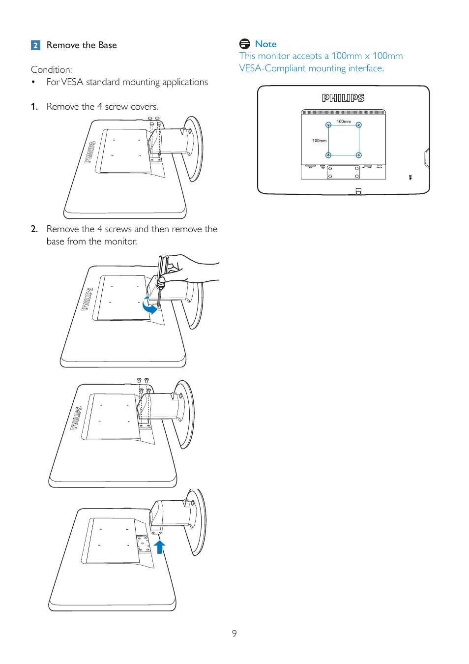 Philips Brilliance LCD monitor with PowerSensor 235B2CS B-line 23" 58.4 cm Full HD User Manual | Page 11 / 60