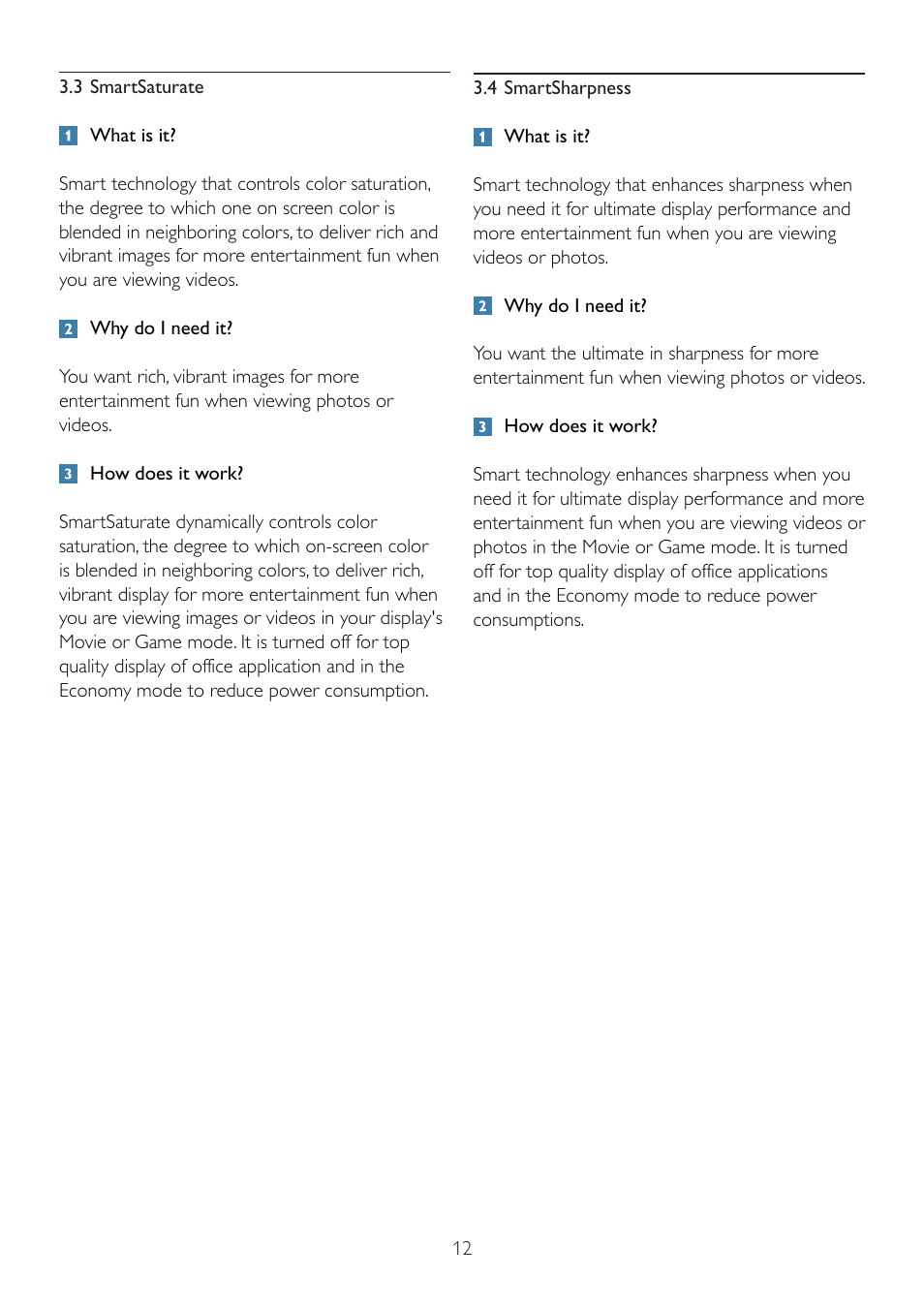 Philips Brilliance LCD monitor with PowerSensor 235B2CS B-line 23" 58.4 cm Full HD User Manual | Page 14 / 60