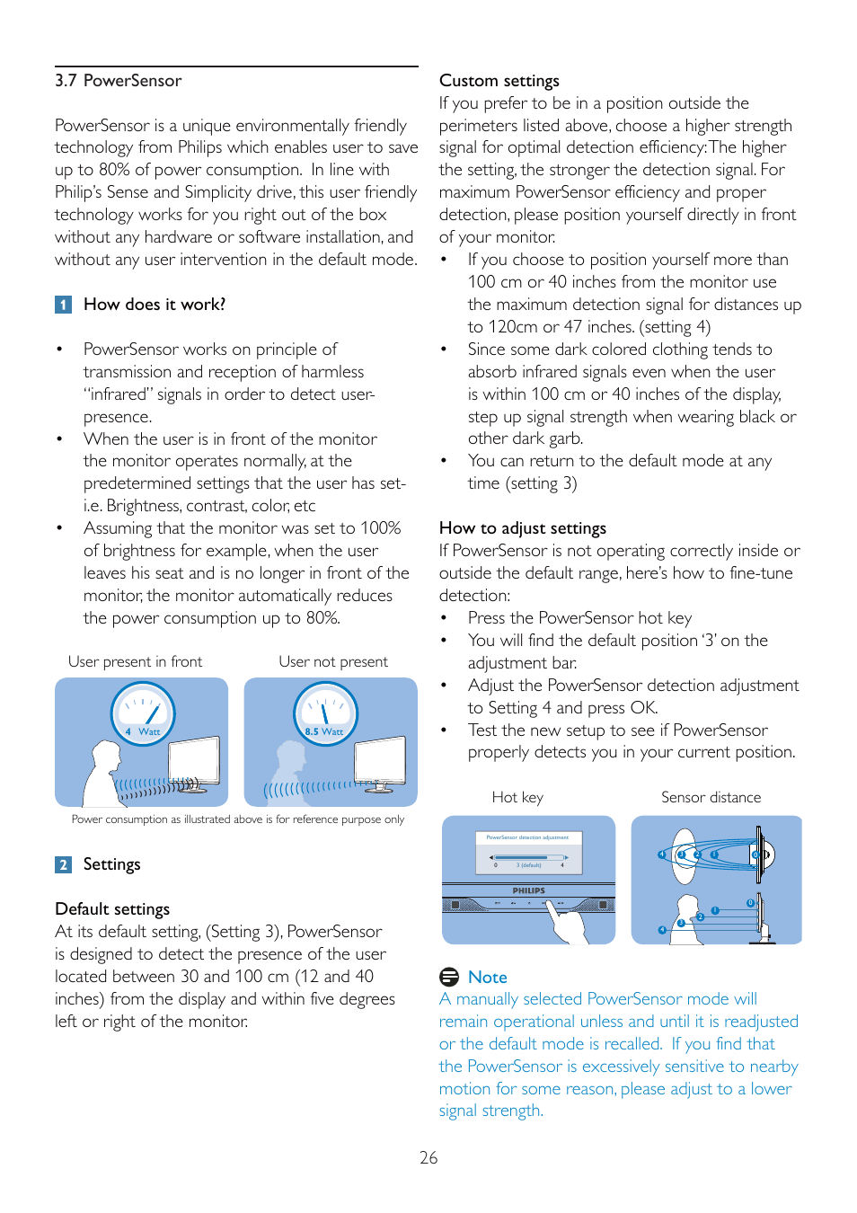 Philips Brilliance LCD monitor with PowerSensor 235B2CS B-line 23" 58.4 cm Full HD User Manual | Page 28 / 60