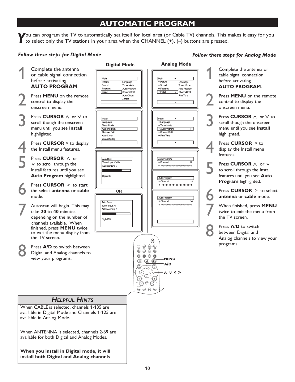 Philips 32PT9100D-37B User Manual | Page 10 / 43