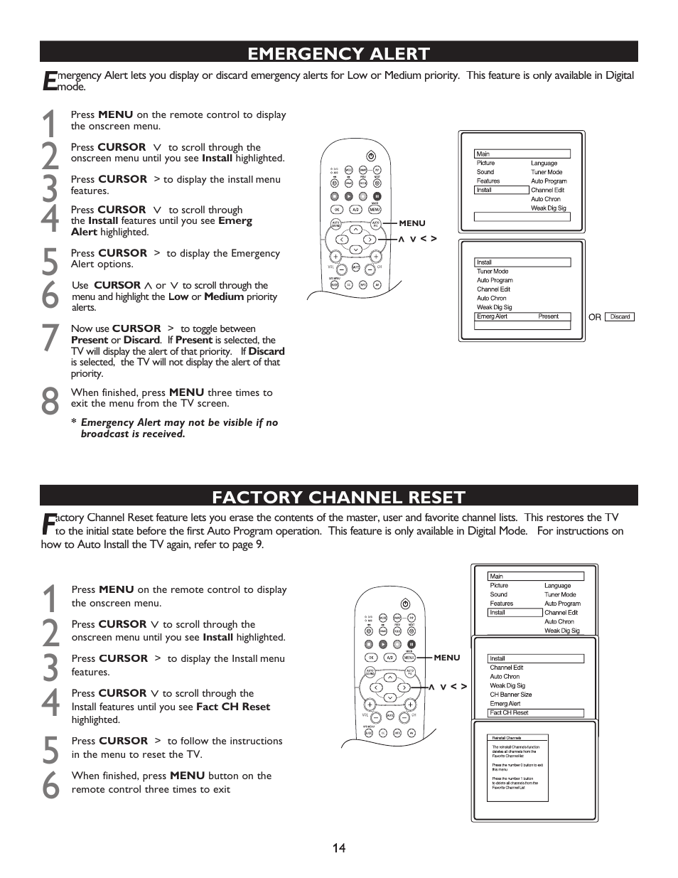 Philips 32PT9100D-37B User Manual | Page 14 / 43