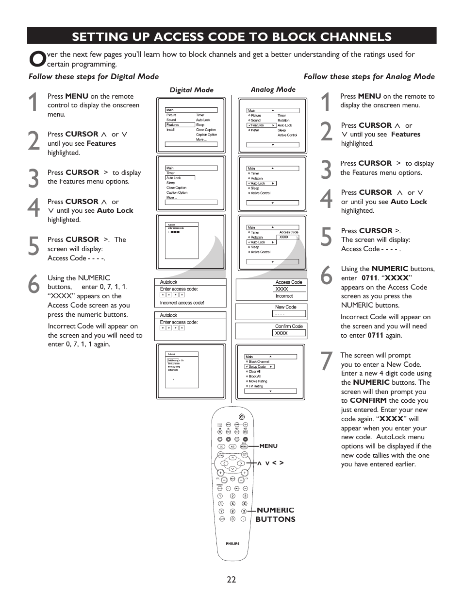 Philips 32PT9100D-37B User Manual | Page 22 / 43