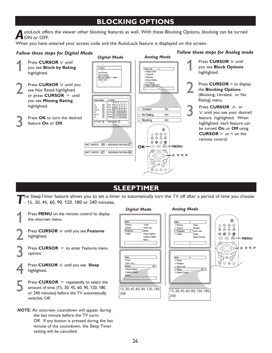 Philips 32PT9100D-37B User Manual | Page 26 / 43