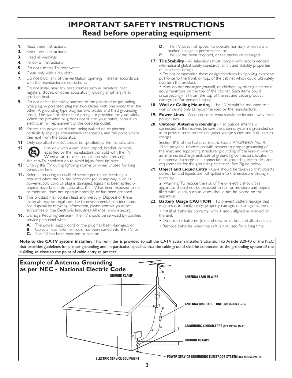 Philips 32PT9100D-37B User Manual | Page 3 / 43
