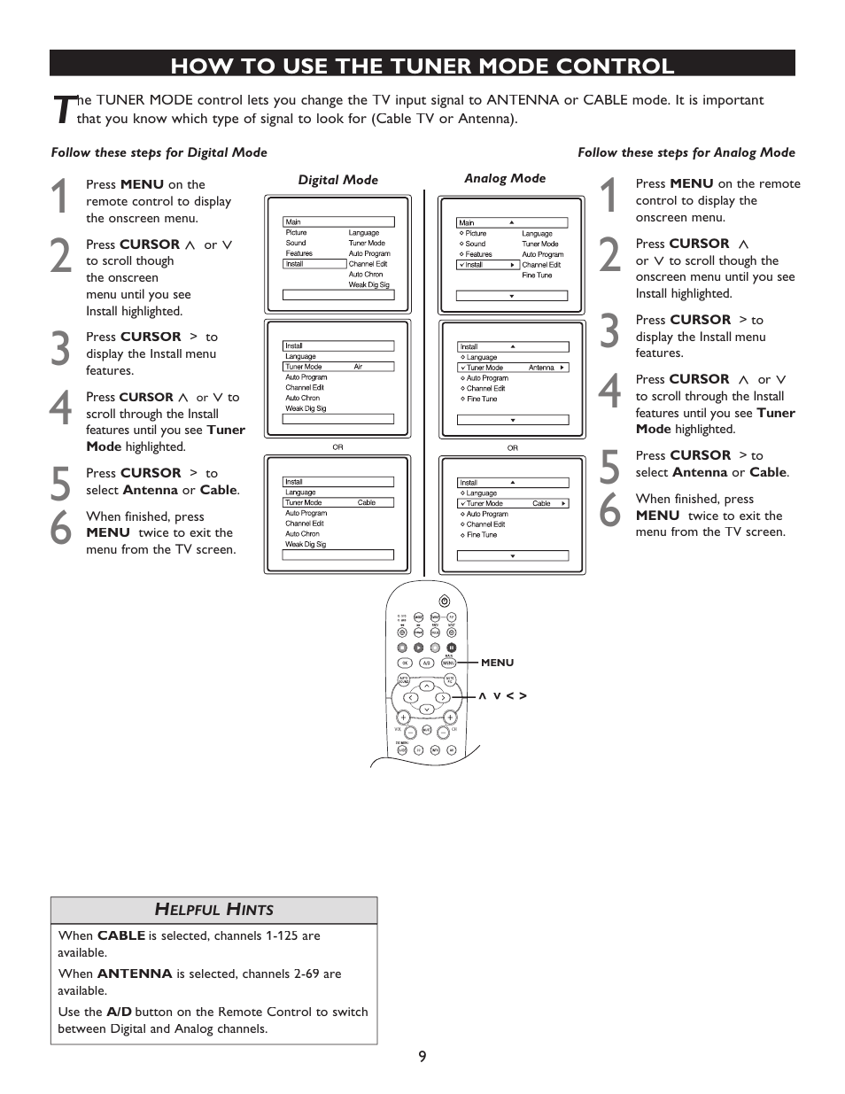 Philips 32PT9100D-37B User Manual | Page 9 / 43