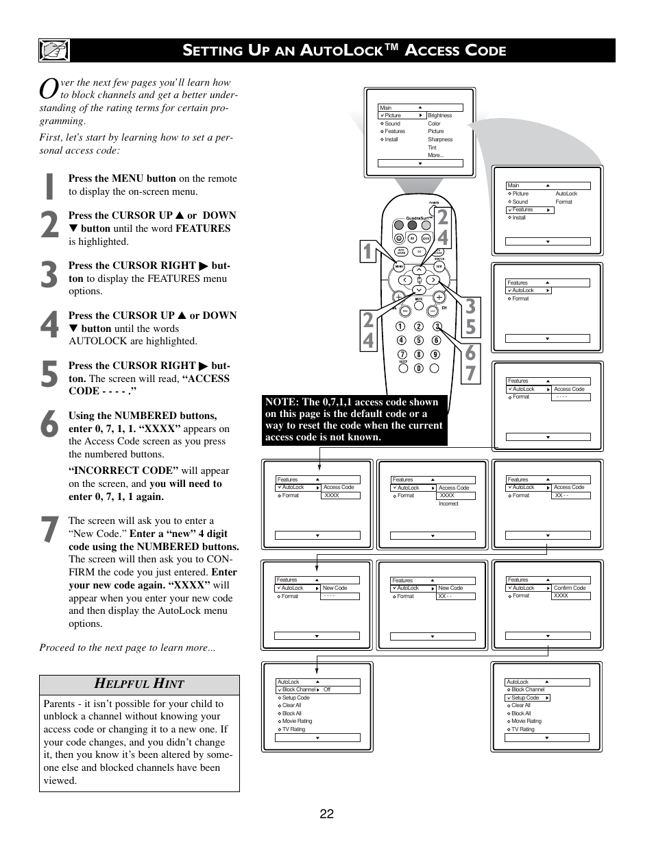 Philips 27 in Color TV User Manual | Page 22 / 40