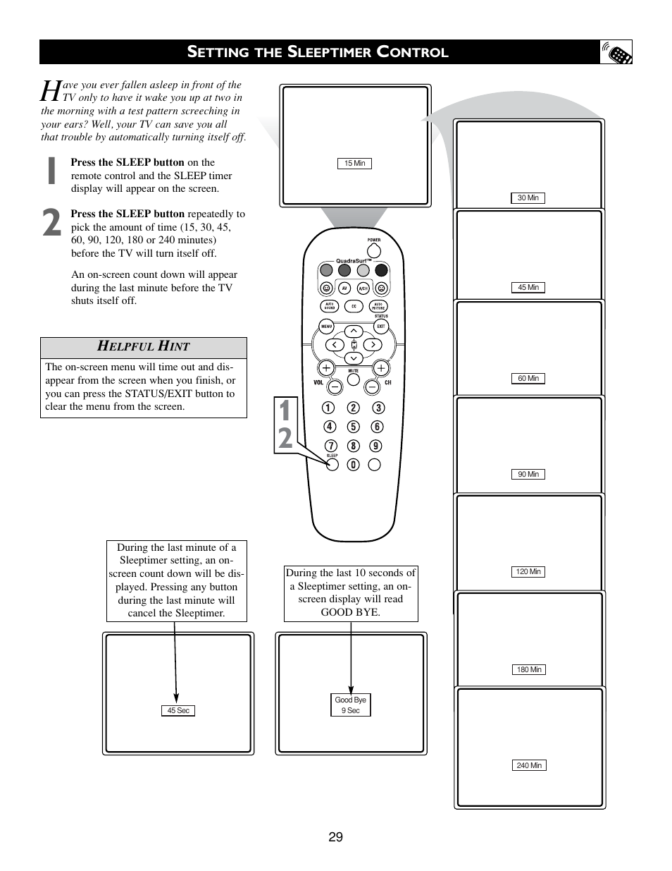 Philips 27 in Color TV User Manual | Page 29 / 40