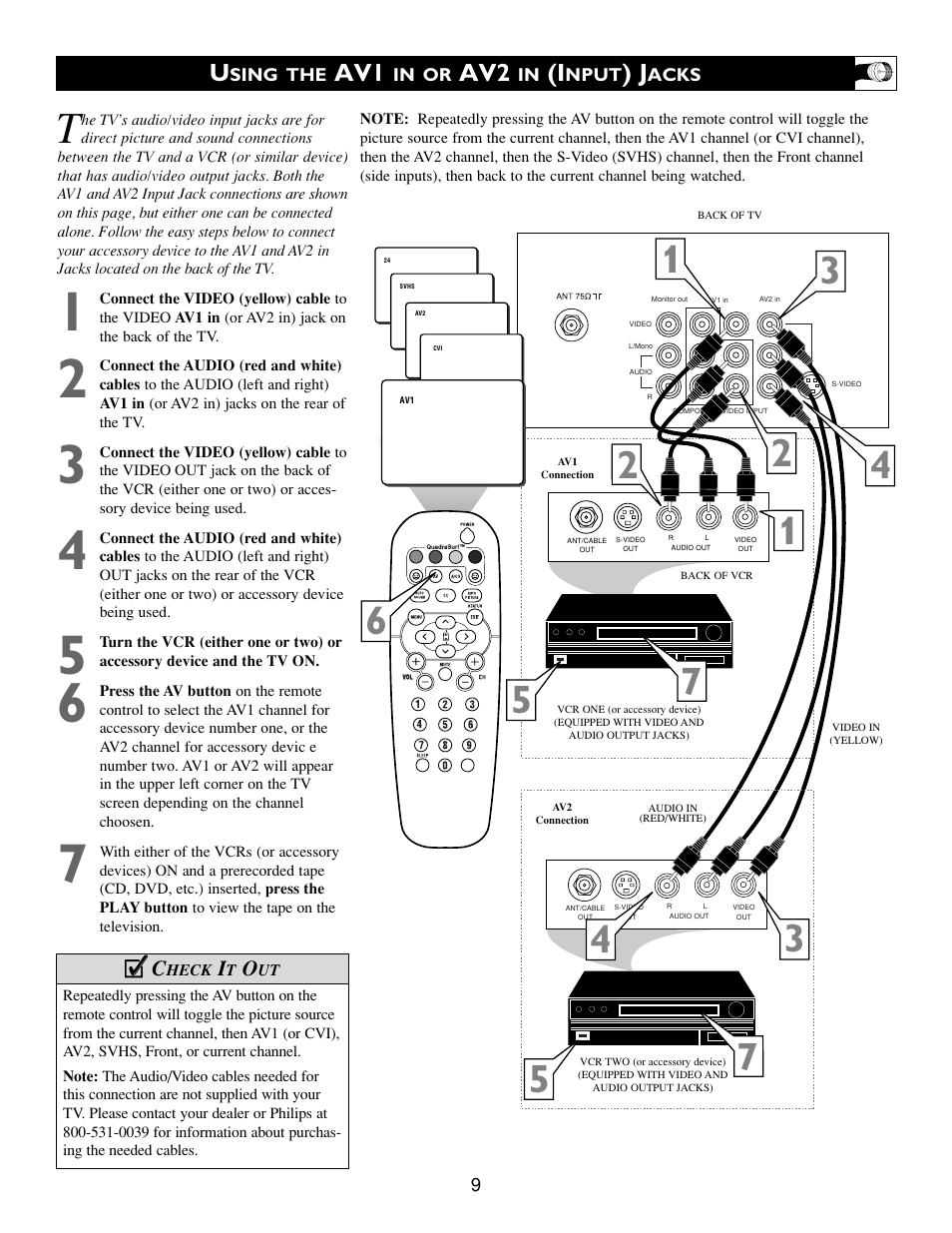 Philips 27 in Color TV User Manual | Page 9 / 40