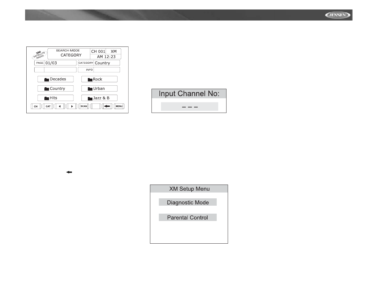 Vm9511ts | Jensen VM9511TS User Manual | Page 25 / 118