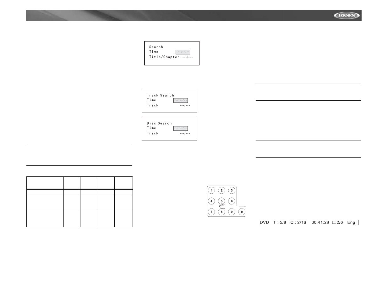 Vm9511ts | Jensen VM9511TS User Manual | Page 27 / 118