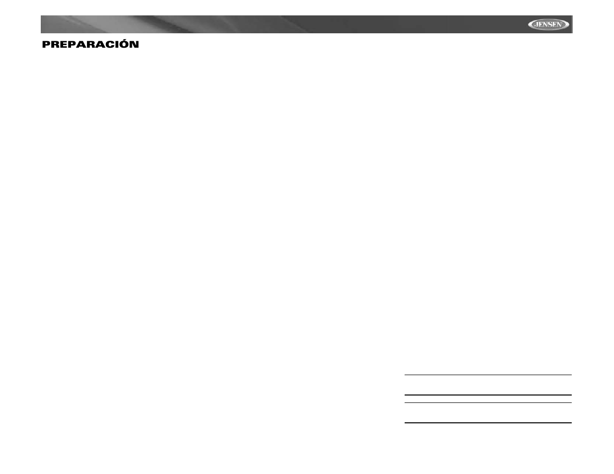 Vm9511ts preparación | Jensen VM9511TS User Manual | Page 43 / 118