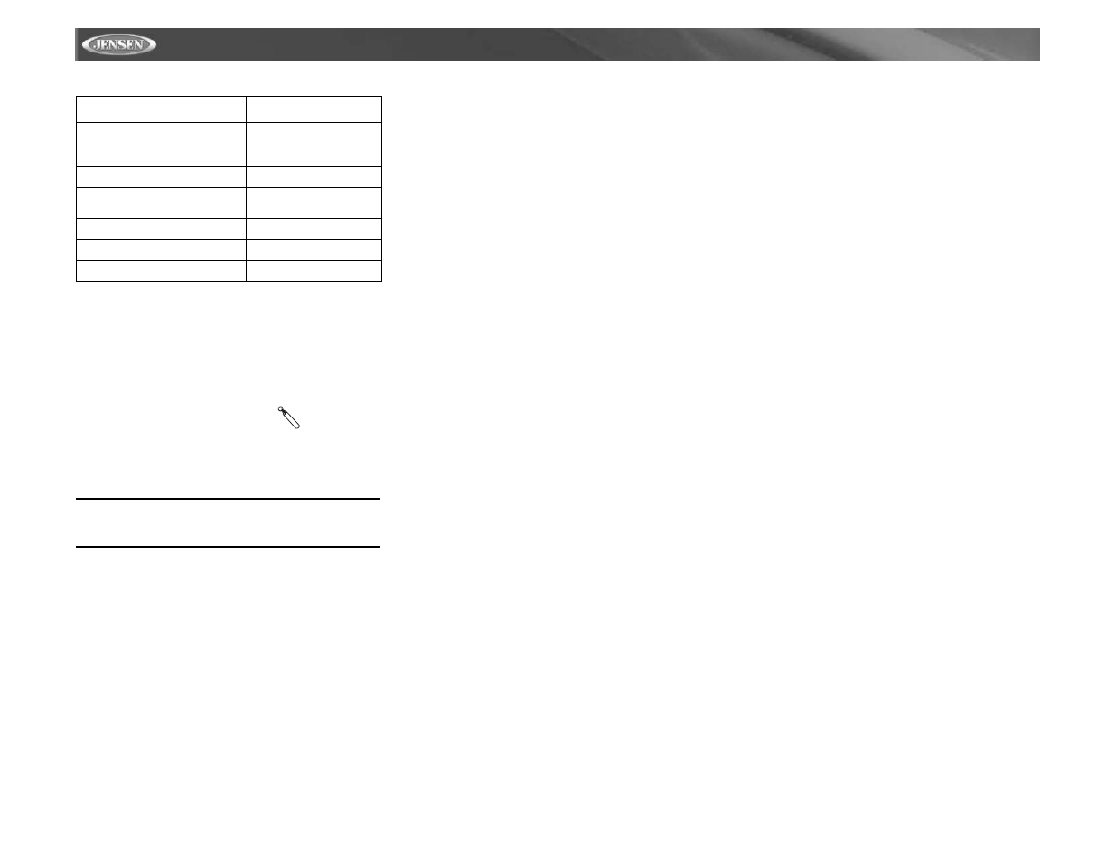 Vm9511ts | Jensen VM9511TS User Manual | Page 96 / 118