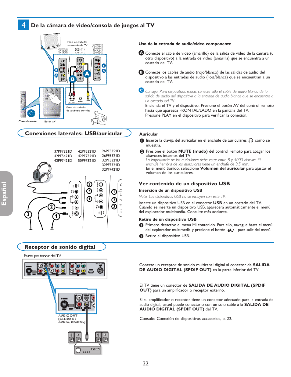 Philips 42PF5421D-37 User Manual | Page 106 / 123