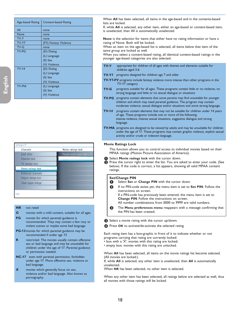 English française español | Philips 42PF5421D-37 User Manual | Page 26 / 123
