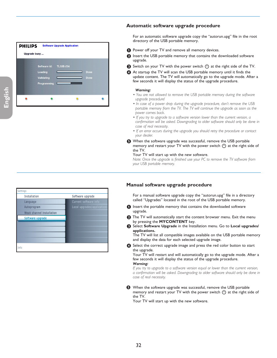 English française español | Philips 42PF5421D-37 User Manual | Page 40 / 123