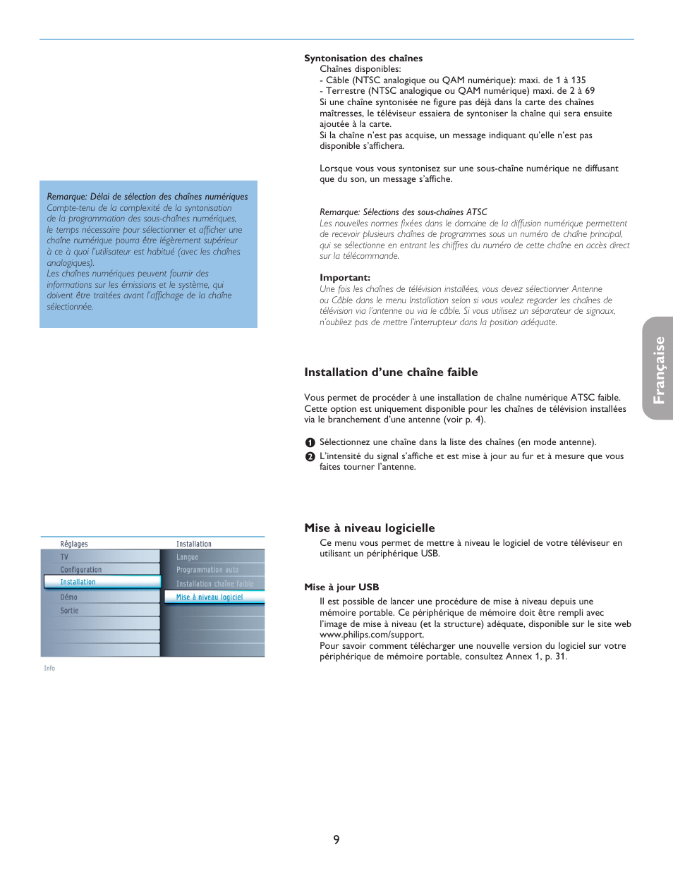 Française | Philips 42PF5421D-37 User Manual | Page 55 / 123