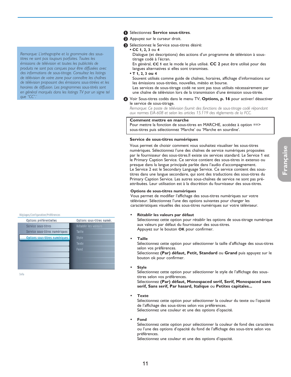 Française | Philips 42PF5421D-37 User Manual | Page 57 / 123