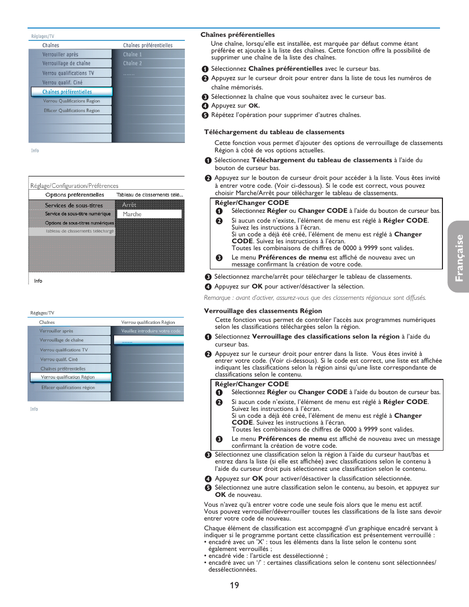 Française | Philips 42PF5421D-37 User Manual | Page 65 / 123