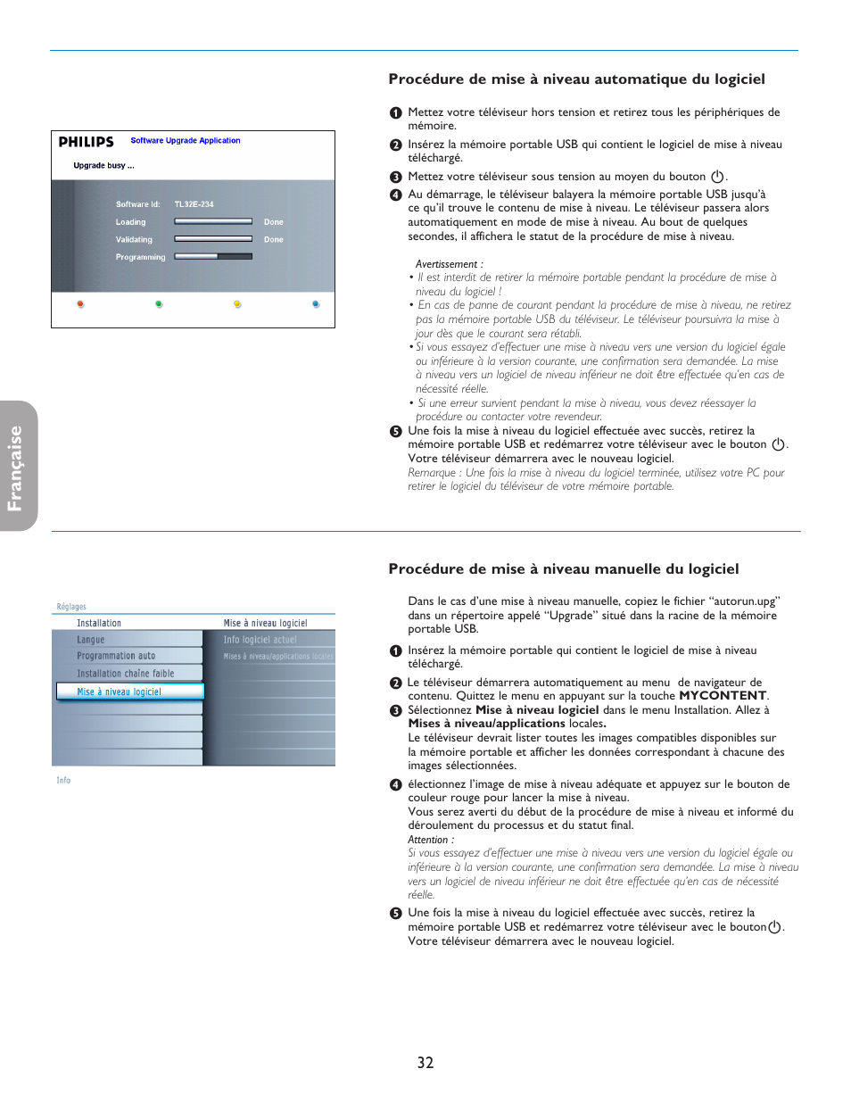 Française | Philips 42PF5421D-37 User Manual | Page 78 / 123