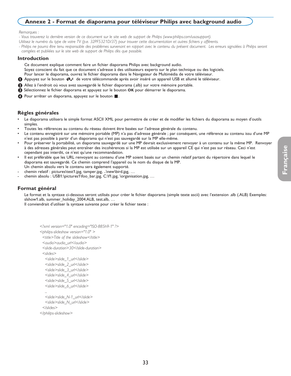 Française | Philips 42PF5421D-37 User Manual | Page 79 / 123