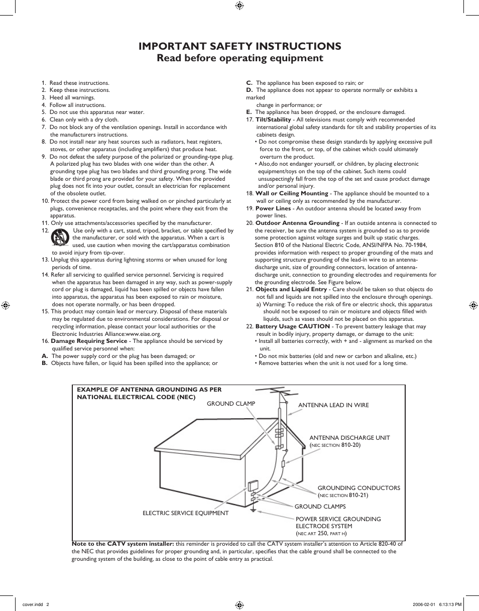 Philips 42PF5421D-37 User Manual | Page 8 / 123