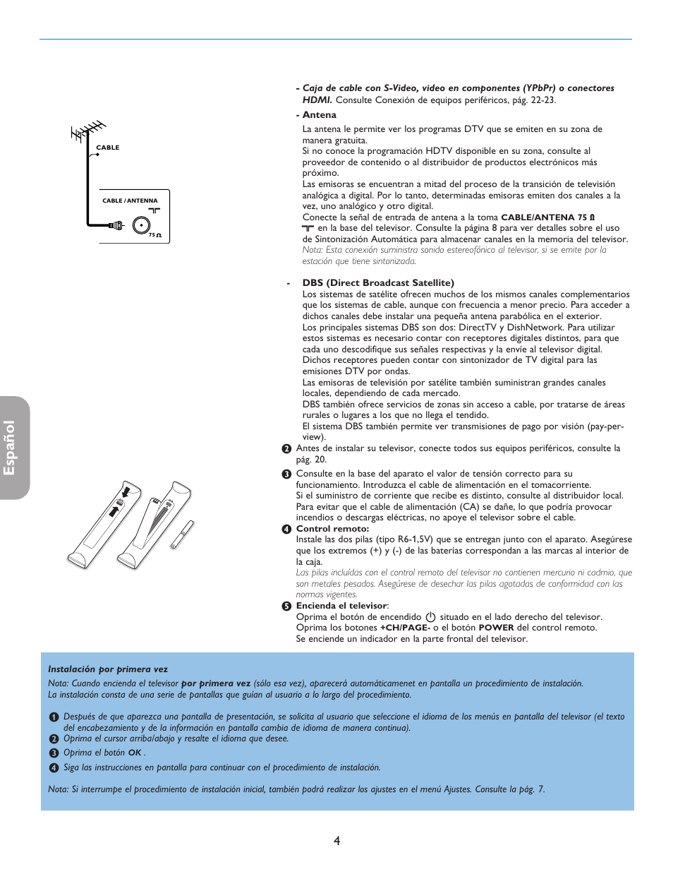 Español | Philips 42PF5421D-37 User Manual | Page 88 / 123