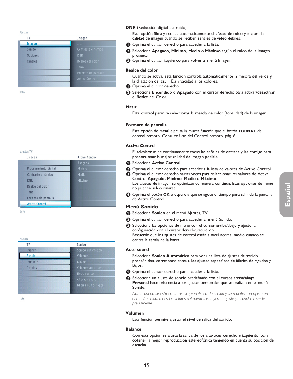 Español | Philips 42PF5421D-37 User Manual | Page 99 / 123