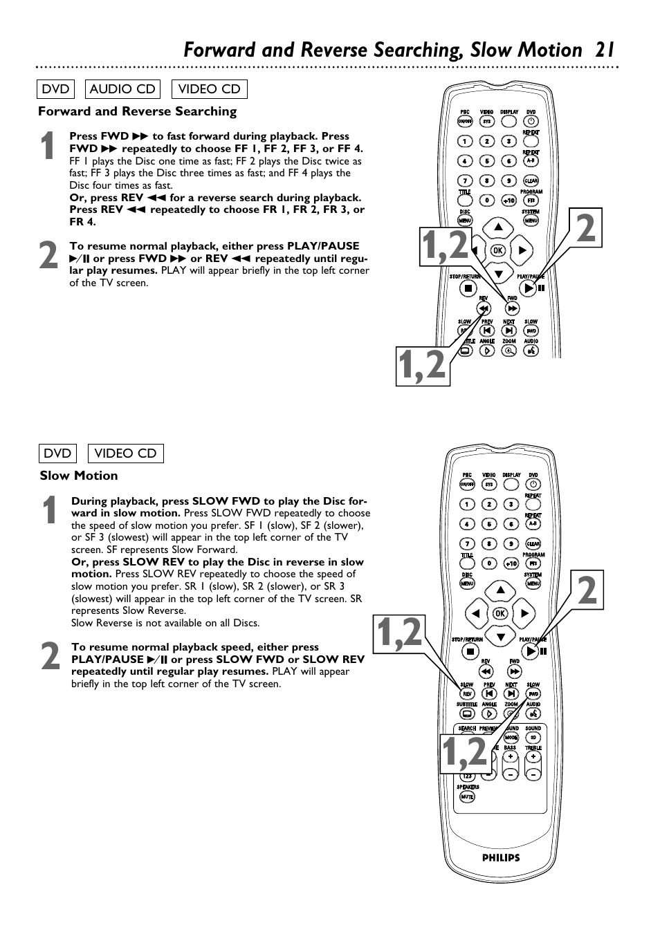 Philips DVD580MT99 User Manual | Page 21 / 47